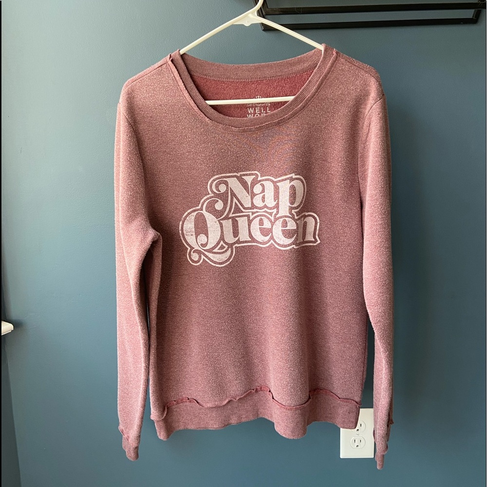 Pink Sweatshirt by Well Worn- Size XL - Picture 1 of 3